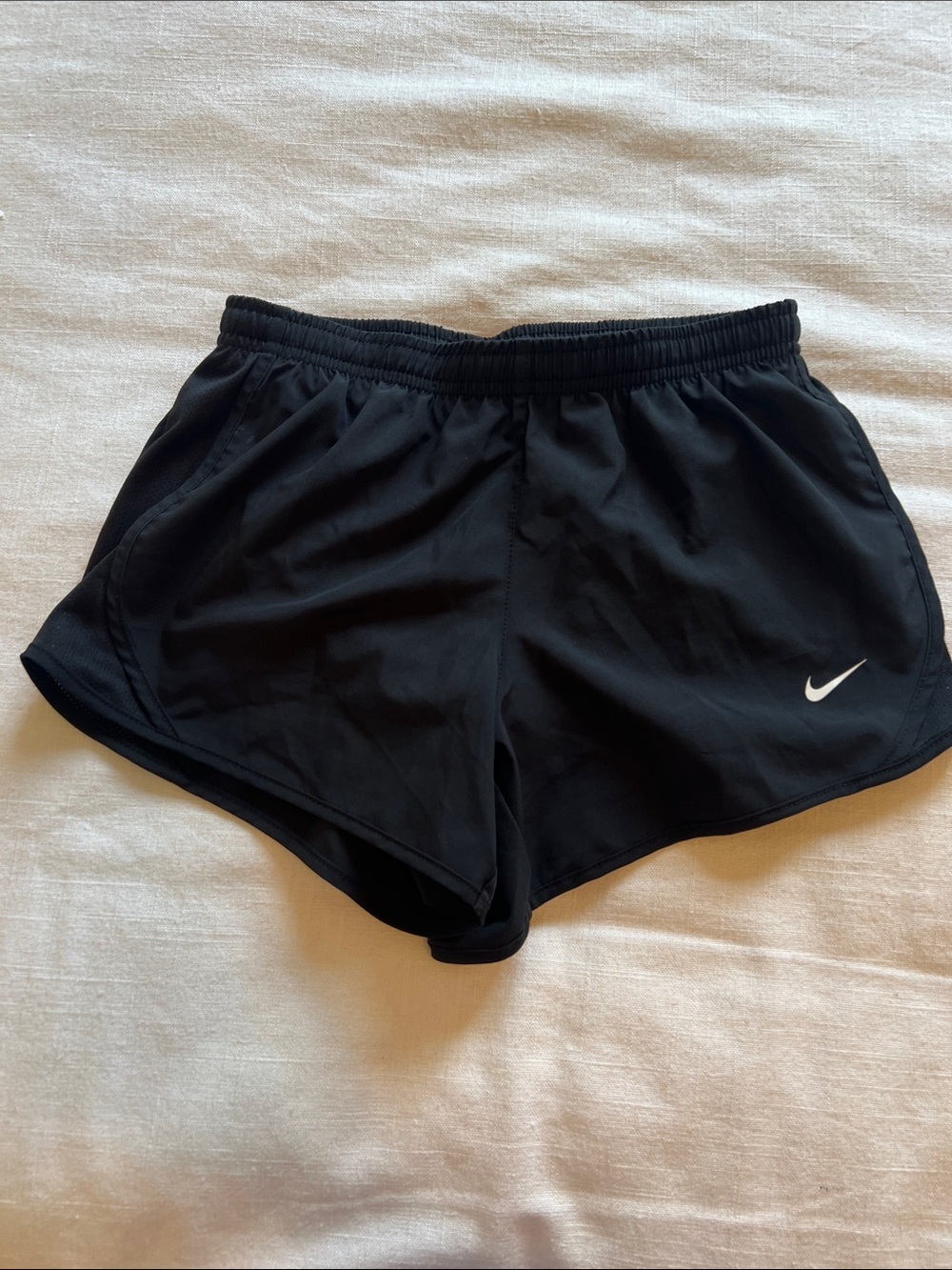 Nike Black Girls  Running Shorts with Elastic Waist
